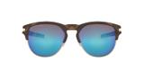 Oakley LATCH KEY OO9394 939407 Tartaruga Lente Polarizada Espelhada Verde Safira Iridium Tam 55