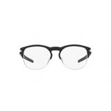 Oakley LATCH KEY RX OX8134 813404 Preto Lente Transparente Tam 52