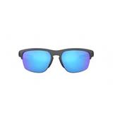 Oakley SLIVER EDGE OO9413 941306 Cinza Lente Polarizada Verde Safira Prizm Tam 65