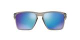 Oakley SLIVER XL OO9341 934118 Cinza Lente Polarizada Verde Safira Prizm Tam 57