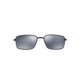 Oakley SQUARE WIRE OO4075 407505 Preto Lente Polarizada Preto Iridium Tam 60