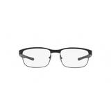 Oakley SURFACE PLATE OX5132 513201 Preto Lente Transparente Tam 54