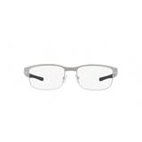 Oakley SURFACE PLATE OX5132 513203 Prata Lente Transparente Tam 54