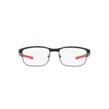 Oakley SURFACE PLATE OX5132 513204 Preto Lente Transparente Tam 54