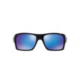 Oakley TURBINE OO9263L 926305 Preto Lente Espelhada Verde Safira Iridium Tam 65