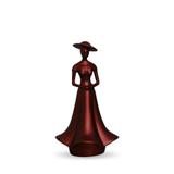 Objeto Decorativo Estatueta Camponesa em Cerâmica - Sensation - Jd decorações