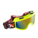 Óculos Cross Mattos Racing Mx Amarelo Flúor Lente espelhada