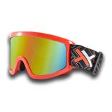 Óculos Cross Mattos Racing Mx Vermelho Lente Espelhada