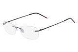 Óculos de Grau Airlock Wisdom 204 001/53 Preto Acetinado