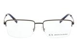 Óculos de Grau Armani Exchange AX1027 6088/54 Cinza Escuro Fosco