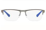 Óculos de Grau Armani Exchange AX1031 6088/54 Cinza Escuro Fosco