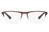 Óculos de Grau Armani Exchange AX1031 6106/54 Bronze Fosco