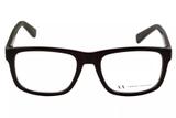 Óculos de Grau Armani Exchange AX3025L 8086/53 Marrom Brilhante