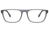 Óculos de Grau Armani Exchange AX3054 8260/55 Fumaça Fosco Transparente