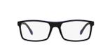 Óculos de Grau Arnette AN7075L 2248 Preto Fosco Azul Lente Tam 54