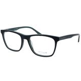 Óculos de Grau Atitude Eyewear Masculino AT6185 A02 - Acetato Preto e Verde Militar