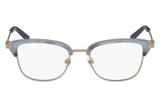 Óculos de Grau Calvin Klein CK8066 434/51 Azul/Dourado