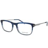 Óculos de Grau Calvin Klein Unissex CK5995 416 - Acetato Azul e Metal Prata
