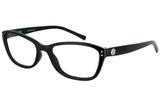 Óculos de Grau Capricho Cat Eye 76004 002/48 Preto Brilhante