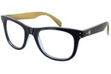 Óculos de Grau Capricho Classy Girl 76002 813/50 Azul com Mostarda