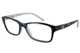 Óculos de Grau Capricho New Summer 76012 888/47 Preto com Branco