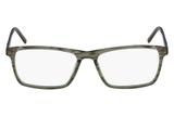 Óculos de Grau Ck CK6009 315/55 Verde Listrado Militar - Calvin klein