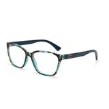 Óculos de Grau Colcci AMY C6077 K60 54 Estampado Azul Lente Tam 53