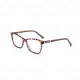 Óculos de Grau Colcci C6070 F81 53 Estampado Tartaruga Roxo Lente Tam 53