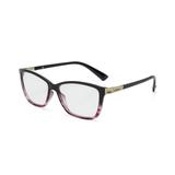 Óculos de Grau Colcci PATTI C6079 C51 53 Preto Degradê Vinho Bordeaux Lente Tam 52