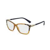 Óculos de Grau Colcci PATTI C6079 J46 53 Marrom Translúcido Haste Preto Lente Tam 52