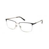 Óculos De Grau Einoh MJ2571 C1 Preto/Prata Lente Tam 55