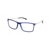 Óculos De Grau Einoh MT2695 C2 Azul Lente Tam 57