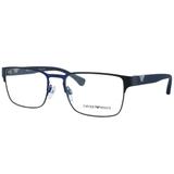 Óculos de Grau Emporio Armani Masculino EA1027 3001 - Acetato e Metal Azul
