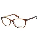 Óculos de Grau Escada Feminino VESA06 07UK - Acetato Marrom Translucido