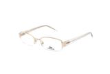 Óculos De Grau Feminino Lacoste Metal Dourado