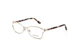 Óculos de Grau Feminino Versace Metal Mesclado Dourado