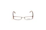 Oculos de Grau Feminino Vogue Metal Quadrado Marrom