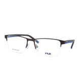 Óculos de Grau Fila Fio De Nylon Masculino VF9915 08C4 - Metal Roxo Escuro e Azul
