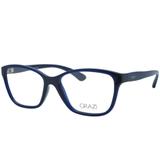 Óculos de Grau Grazi Feminino GZ3040 F237 - Acetato Azul - Grazi massafera