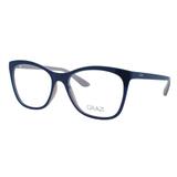 Óculos de Grau Grazi Massafera GZ3025 E392 - Acetato Azul e Lilás