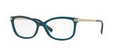 Óculos de Grau Grazi Massafera GZ3026B F334 Azul Translúcido Com Cristais Da SWAROVSKI Lente Tam 52