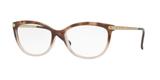 Óculos de Grau Grazi Massafera GZ3027B E402 Tartaruga Branco Degradê Com Cristais Da SWAROVSKI Lente Tam 54