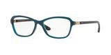 Óculos de Grau Grazi Massafera GZ3028B F347 Azul Translúcido Com Cristais Da SWAROVSKI Lente Tam 51