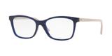 Óculos de Grau Grazi Massafera GZ3031B E799 Azul Translúcido Com Cristais Da SWAROVSKI Lente Tam 53