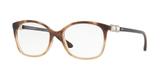 Óculos de Grau Grazi Massafera GZ3034B E814 Tartaruga Degradê Com Cristais Da SWAROVSKI Lente Tam 53