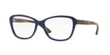 Óculos de Grau Grazi Massafera GZ3037 F064 Azul Tartaruga Lente Tam 54