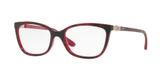 Óculos de Grau Grazi Massafera GZ3038 F066 Tartaruga Vermelho Com Cristais Da SWAROVSKI Lente Tam 53