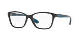 Óculos de Grau Grazi Massafera GZ3040 F236 Preto Azul Lente Tam 53