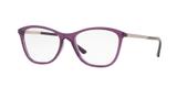 Óculos de Grau Grazi Massafera GZ3041 F240 Roxo Translúcido Com Cristais Da SWAROVSKI Lente Tam 52