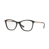 Óculos de Grau Grazi Massafera GZ3041 F242 Preto Com Cristais Da SWAROVSKI Lente Tam 52